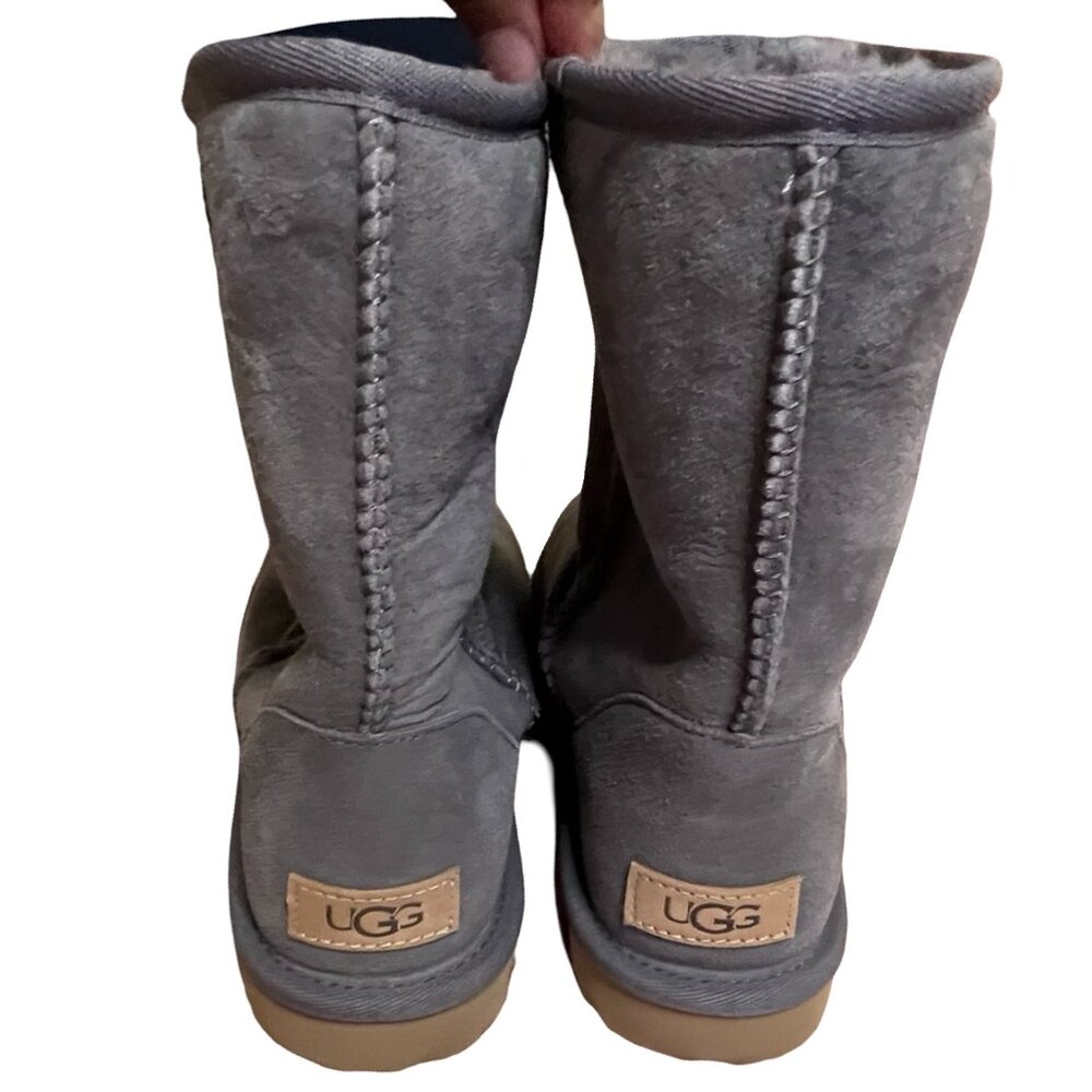 Grey UGG Women's Classic Short II - Picture 4 of 7